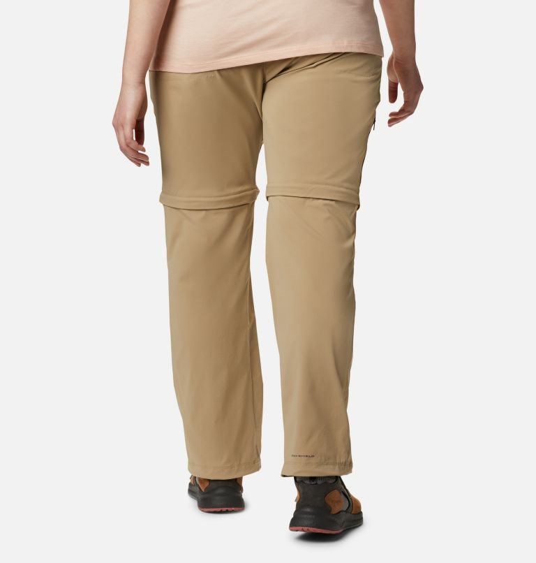 Pantaloni Columbia Saturday Trail II Convertible Dama Kaki | Plus Size DC7Z19SM8